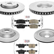 Pastillas de freno de rotores de disco recubiertas y equilibradas para Edge ST 2.0L 2.7L Turbo 2019-2022