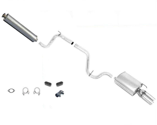 Dual Tip Muffler Exhaust System For Buick Regal 3.8L 1997-2002