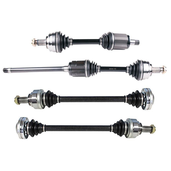 Front and Rear 4 Complete CV Drive Axle Shaft 2001-2006 for BMW X5 3.0L 4.4L