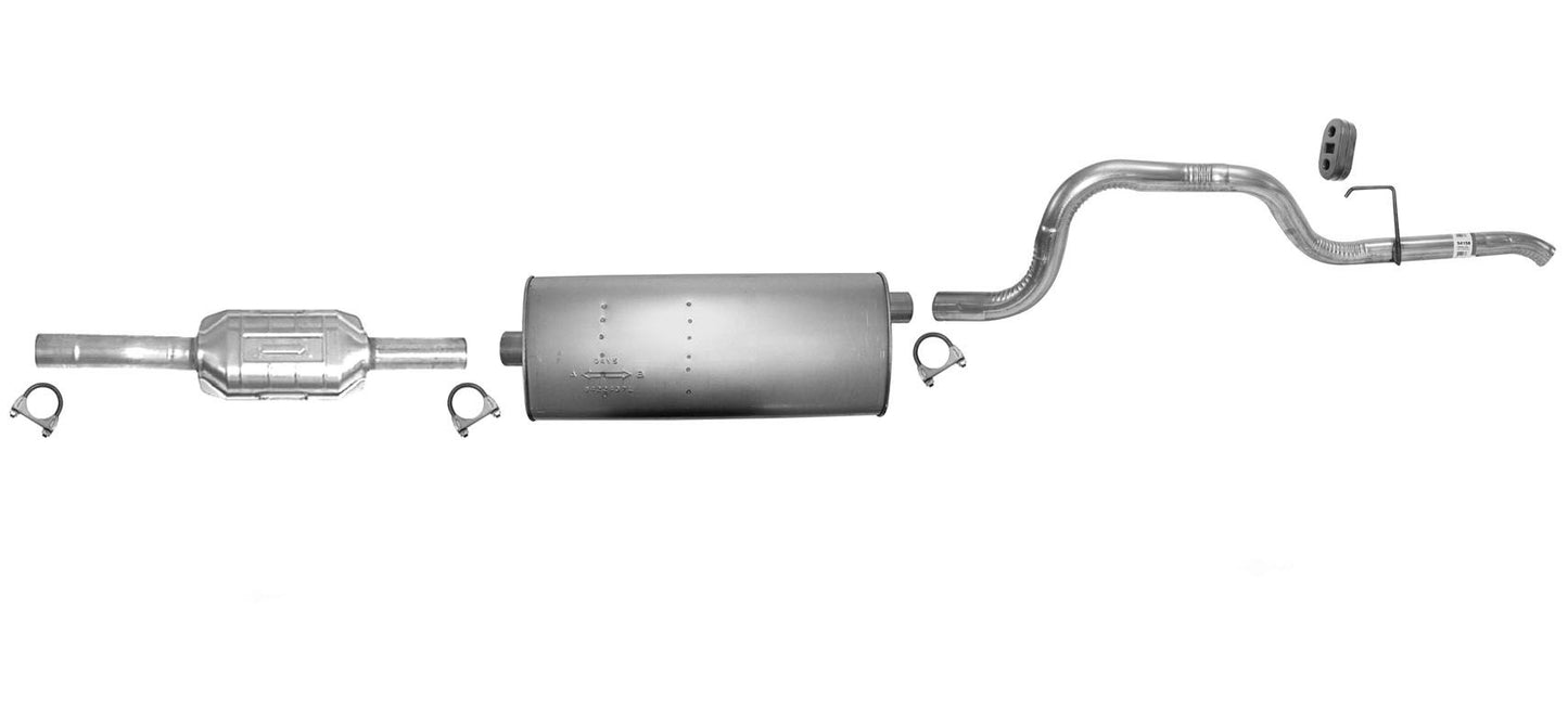 Rear Low Catalytic Converter Muffler Tail Pipe 02-04 for Jeep Grand Cherokee 4.0