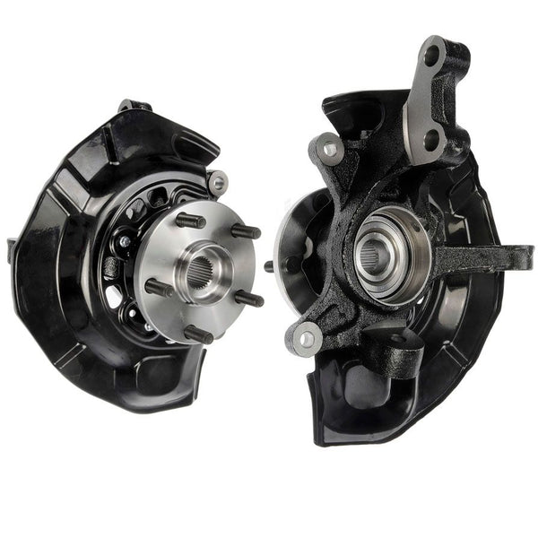 Front Steering Hub Knuckles Kit for Toyota Sienna 2004-2010 All Wheel Drive ONLY