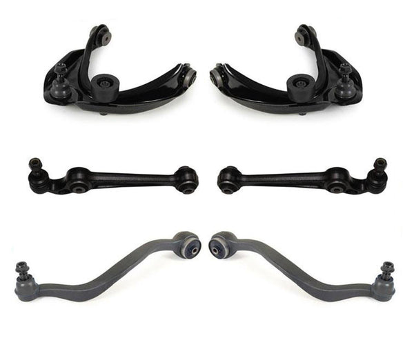 Fits For 2006-2012 Ford Fusion Upper Low Control Arm Chassis Kit w Bushings 6pc