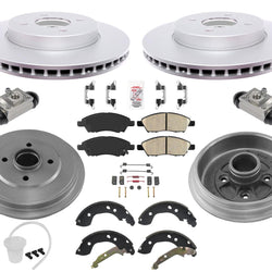 Brake Rotors Pads Drums Shoes Springs For Nissan Versa 2012-2019 Note 2014-2019