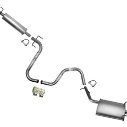 Silenciador de tubo resonador del sistema de escape para Saturn L100 2.2L 2001-2004 fabricado en EE. UU.
