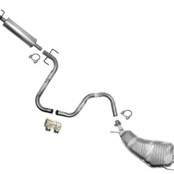 Silenciador de tubo resonador del sistema de escape para Saturn L300 3.0L 2001-2005 fabricado en EE. UU.