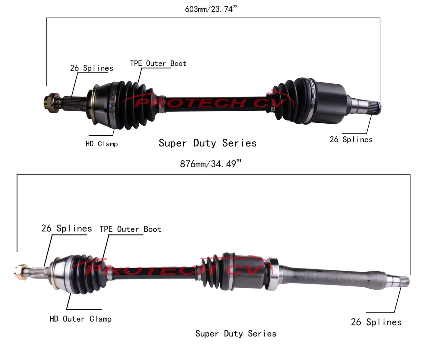 Front Cv Shaft Axles for Mini Cooper 1.6L Base Automatic Transmission 2007-2010