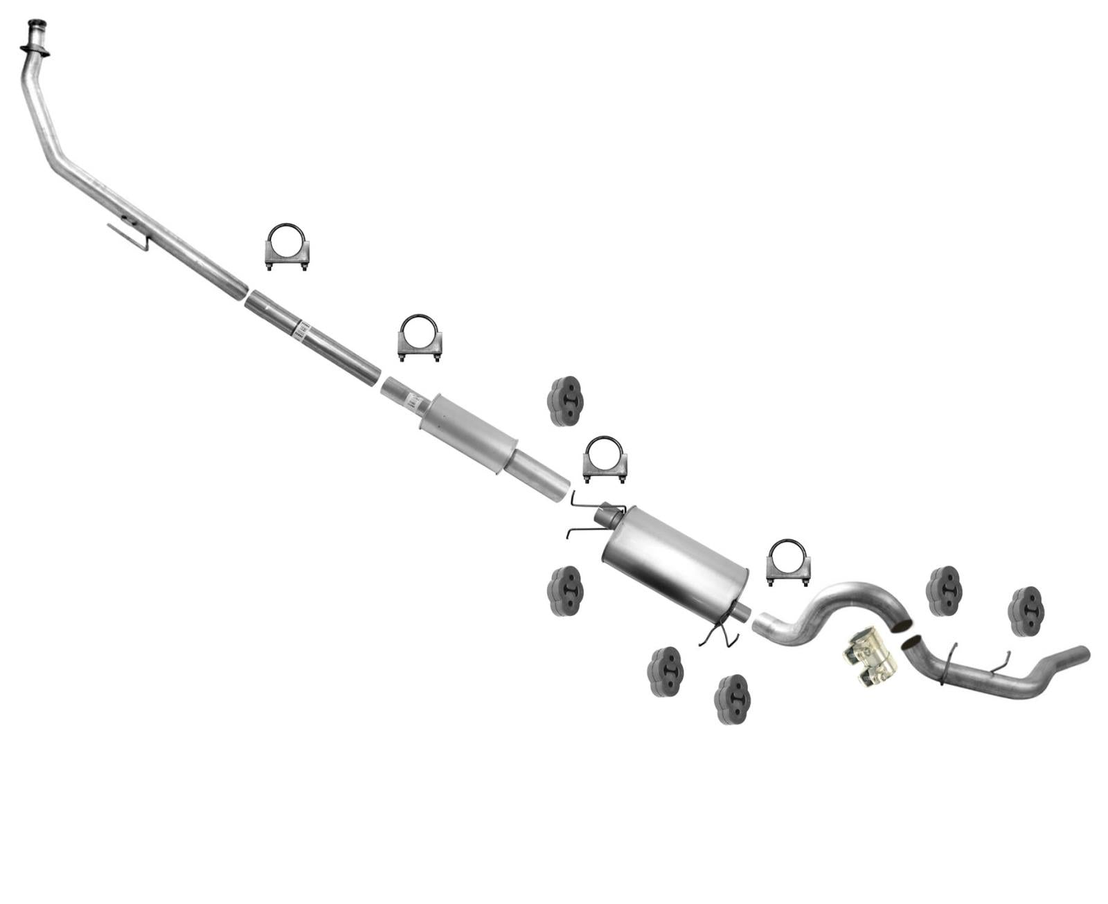 Muffler Exhaust System Dodge Ram 2500 3500 99-02 Cummins Diesel 5.9L Made USA