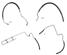 Manguera de retorno de presión de dirección asistida de 4 piezas para Ford F150 5.4L 04-08 W Puerto de interruptor