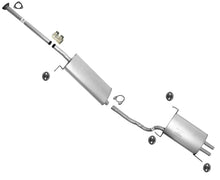 Sistema de escape con silenciadores delanteros y traseros compatible con Honda Pilot 2005-2008