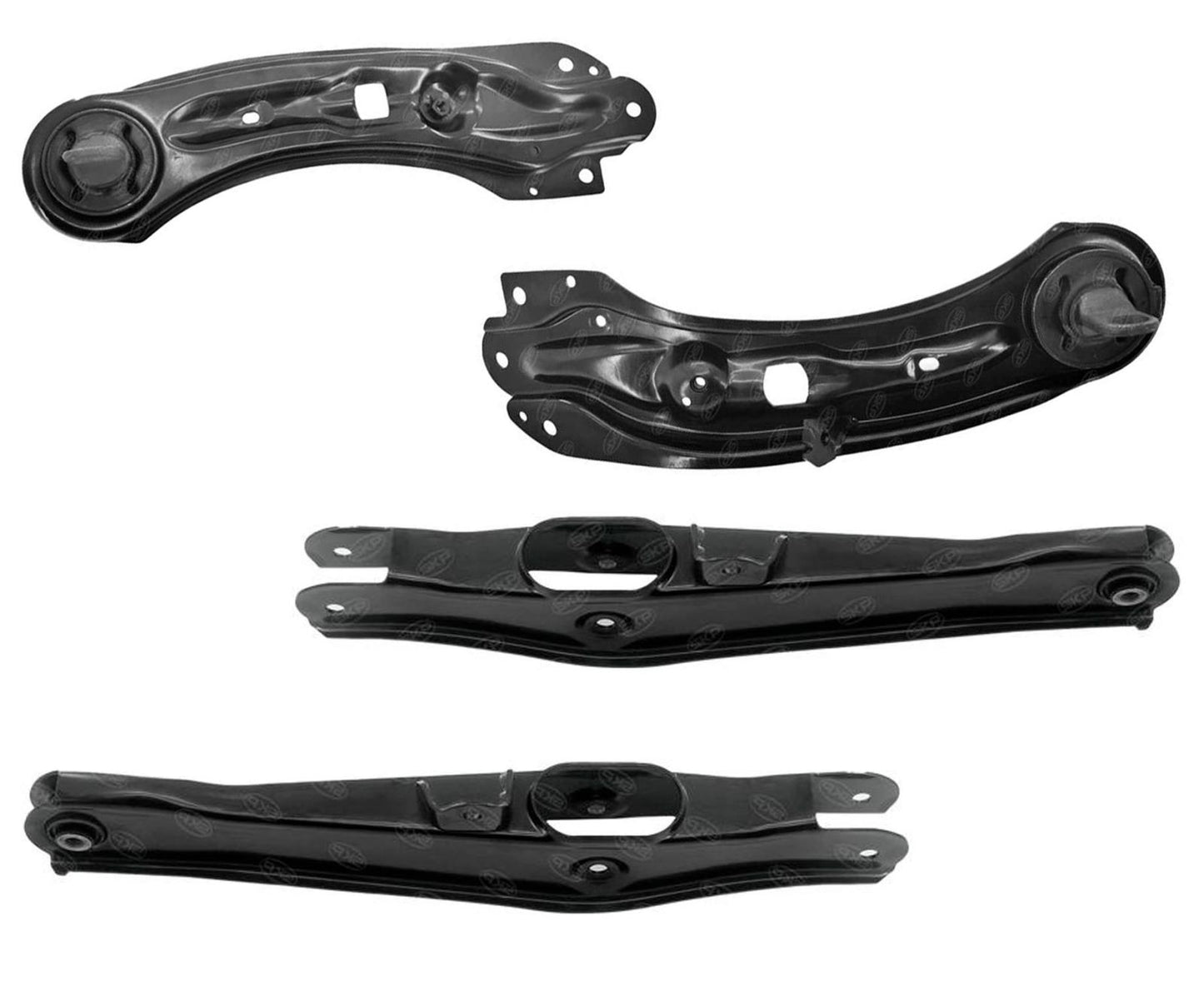 Rear Curved Trailing Control Arms 5084515 5085416 for 09-15 Dodge Journey 4pc