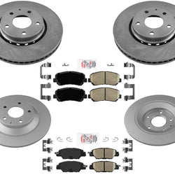 Pastillas de freno de rotores de disco recubiertas y equilibradas para Mazda CX-5 19-21 de aspiración natural