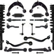 Fits For 2006-2012 Ford Fusion Upper Low Control Arm Chassis Kit w Bushings 16pc