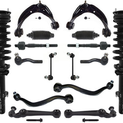 Fits For 2006-2012 Ford Fusion Upper Low Control Arm Chassis Kit w Bushings 16pc