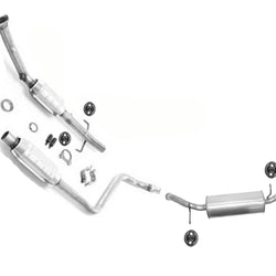 Complete Catalytic Converter Pipe Resonator Muffler for 00-05 Toyota Echo Sedan