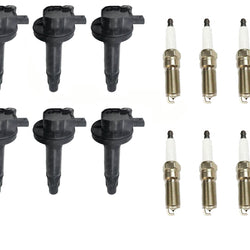 Direct Ignition Coils with Platinum Spark Plugs for 11-16 Ford F150 3.5 Turbo