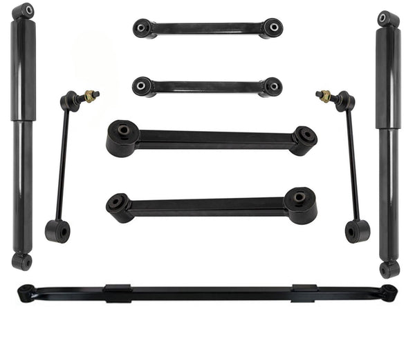Rear Control Arms with Bushings Sway Links Rear Shocks For Jeep Commander 06-10