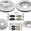 Pastillas de freno de cerámica para rotores de disco delantero y trasero para Honda CRZ CR-Z, kit de 6 piezas 2011-2015