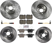 Front & Rear Brake Disc Rotors Pads for 2015-2021 Mercedes C300 342MM AMG