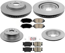Coated Rotors Brake Pads Built In Japan Vin J L LE SE for Toyota Camry 2.5 18-21