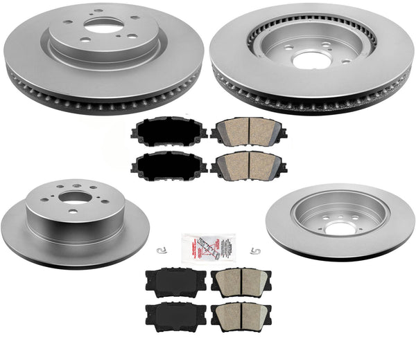 Rotors & Brake Pads Built In Japan Vin J L LE SE for Toyota Camry 2.5L 18-19