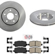 AmeriBRAKES Rear Rotors & Ceramic Brake Pads Fits Acura RLX 2014-2020