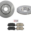 Brake Rear Rotors & Ceramic Brake Brake Pads Fits Acura RLX 2014-2020