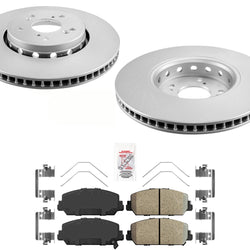 Front Brake Rotors & Ceramic Pads Hardware For Acura RDX 2013-2018