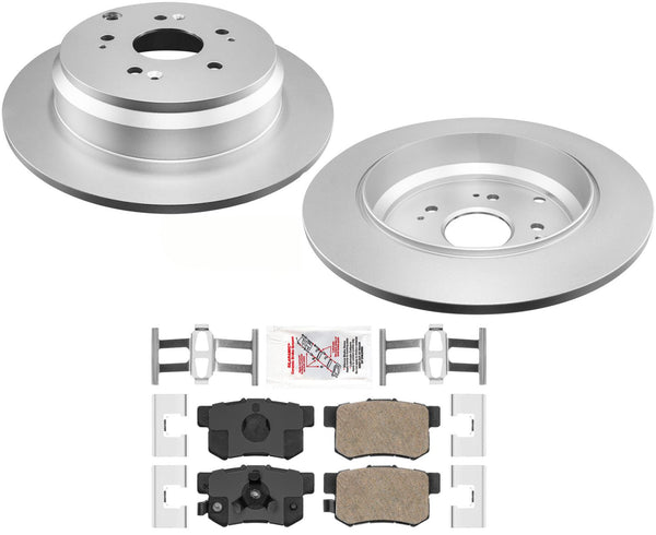 AmeriBRAKES Rear Brake Rotors & Ceramic Brake Pads Fits Acura RDX 2013-2018