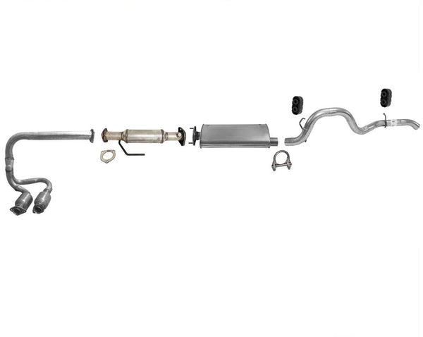 2001-2002 for Jeep Wrangler 4.0L Y Pipe Catalytic Converters Muffler Tail Pipe