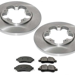 ¡Para Ford Transit 150 250 15-21 SOLO con SÓLIDO! Pastillas de rotores de disco de freno TRASERO