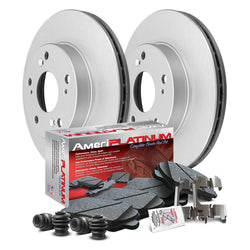 Front Ceramic Pads & Coated Rotors FOR HONDA ODYSSEY 2011 2012 2013 2014 PREMIUM