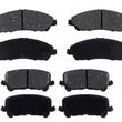 Front & Rear Ceramic Brake Disc Pads 2Pc 1723 1724 for Acura MDX 2014-2017