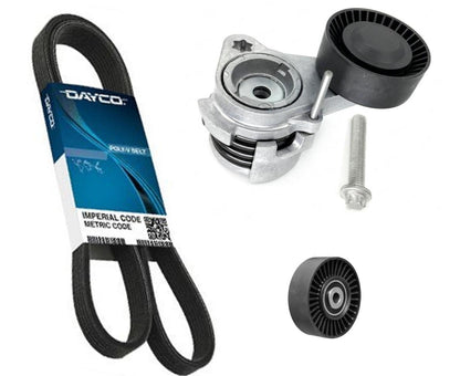 Serpentine Belt & Tensioners For BMW 128I 3.0L 2008-2013 & 323I 2.5L 2006-2011