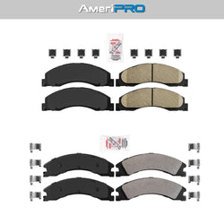 FORD E450 Ceramic Front + Rear Pads PRO SUPER DUTY FOR 2009-2013 2014-2019