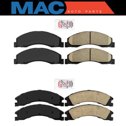 FORD E450 Ceramic Front + Rear Pads SUPER DUTY FOR 2008-2019