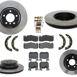 Carbono de alto rendimiento para rotores de freno de disco BMW 135i AmeriBRAKES 2008-2012