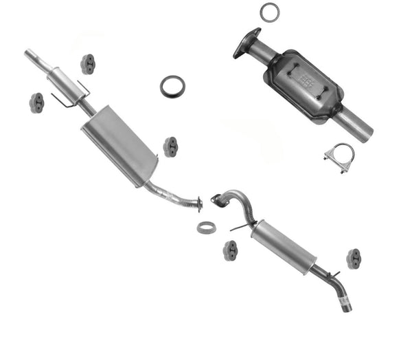 Converter Muffler Assembly Tail Pipe For Ford Escape 2009 10 2012 V6 3.0L Engine
