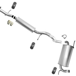 for 2006 2008 2009 2010 Hummer H3 Resonator Pipe Rear Muffler Exhaust System