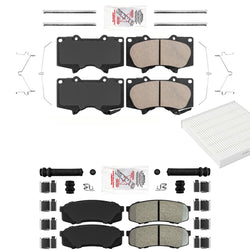 AmeriPLATINUM Front & Rear Brake Pads For Toyota 4Runner 2010-2021