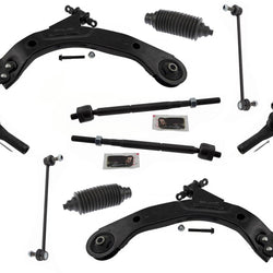 For 2005-10 Chevrolet Cobalt Steel Lower Control Arms Bushings BJ Links Tie Rods