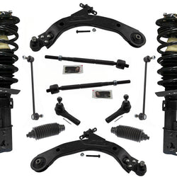 Para 05-10 Chevrolet Cobalt Steel Brazos de control bajo Bujes BJ Links Tie Rods 12P