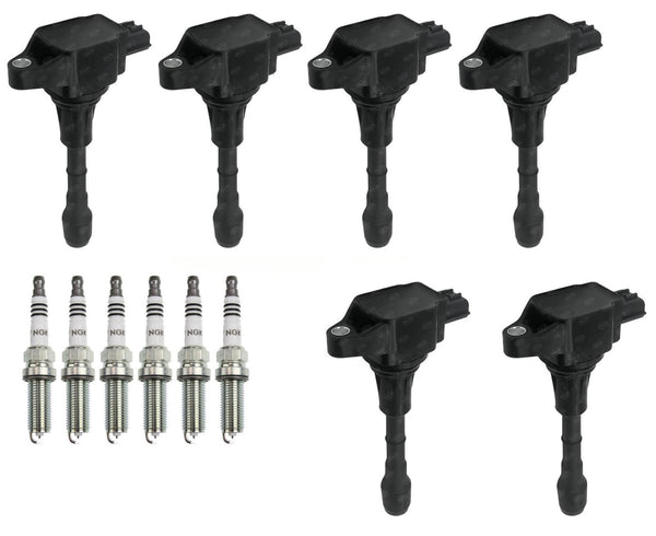 Direct Ignition Coils & Iridium Spark Plugs For 2007-2018 Nissan Altima 3.5L V6