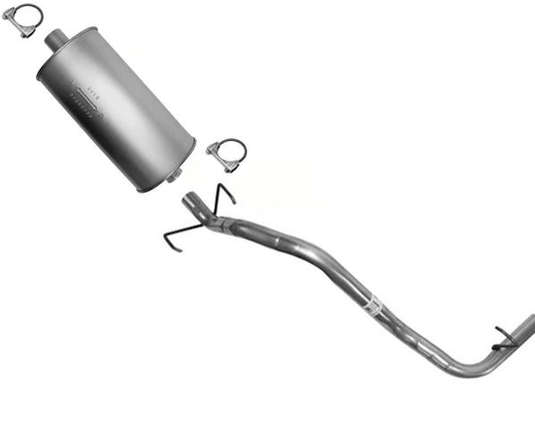 Weld On Muffler Tail Pipe for Toyota Tacoma 2.7L 1995-2004 with 121.9" Wheelbase