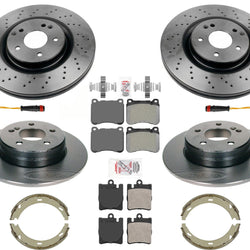 High Performance Carbon for 05-2007 Mercedes C230 330MM Sport Disc Brake Rotors