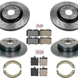 High Performance Carbon for 03-2004 Mercedes C230 330MM Sport Disc Brake Rotors