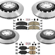 Fits 13-19 Explorer Police High Carbon Disc Brake Rotors & Brake Pads 352MM H/D