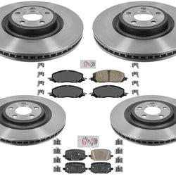 For 2020-22 Ford Explorer With 363MM Performance Carbon Brake Rotors Brake Pads