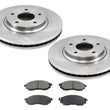 Brand New Front Brake Rotors & Ceramic Pads for Infiniti M45 2003-2004