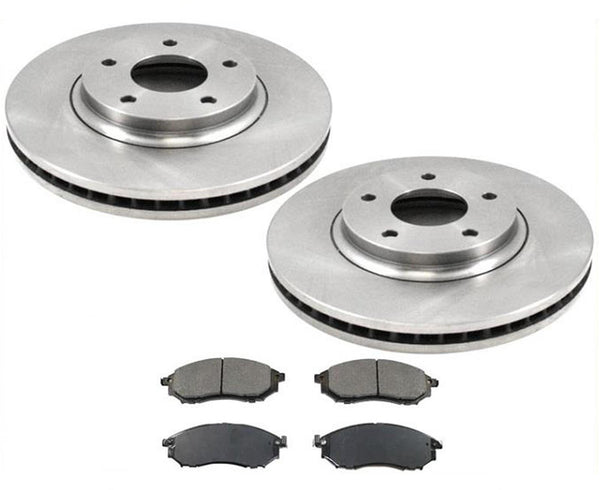Brand New Front Brake Rotors & Ceramic Pads for Infiniti M45 2003-2004