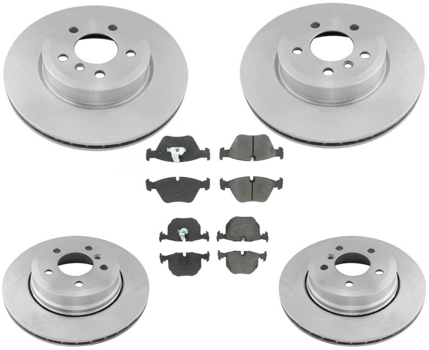 Compatible con rotores y pastillas de freno delanteros y traseros BMW X3 2004-2010.
